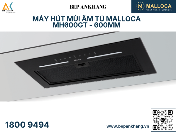 Máy hút mùi âm tủ Malloca MH600GT 